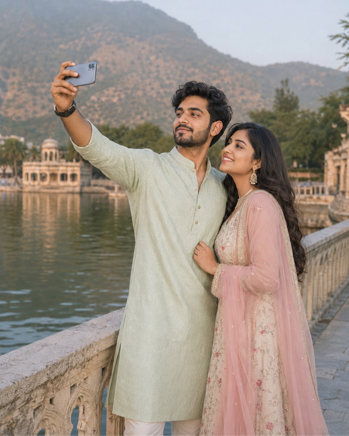 Taking a Selfie Together